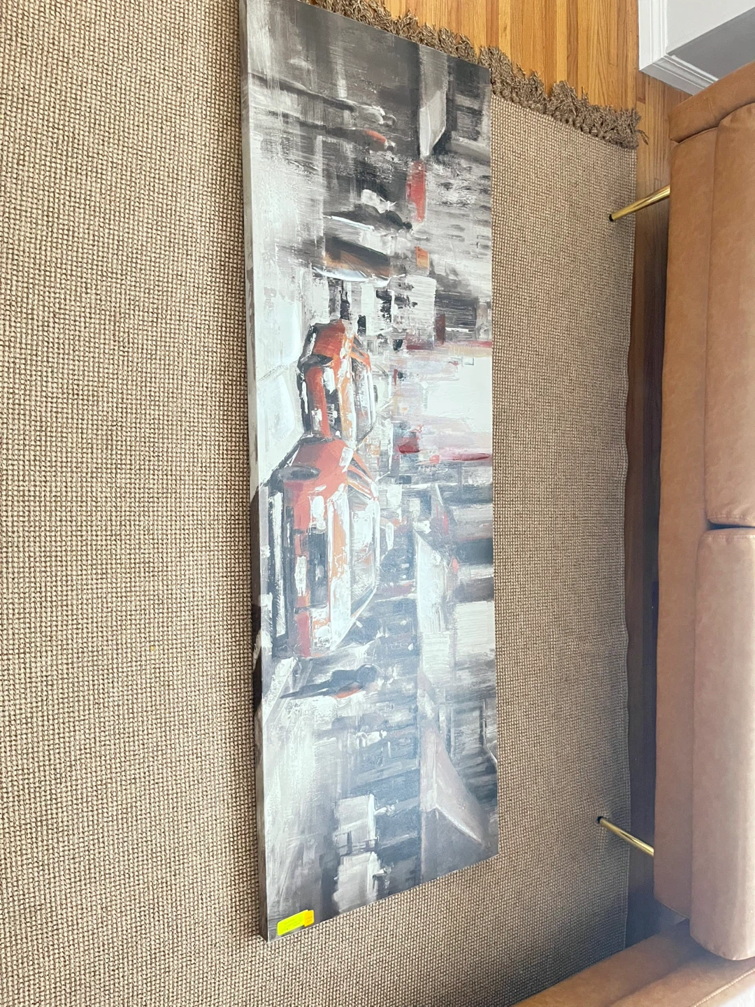 Abstract Cityscape Canvas Wall Art - photo 3