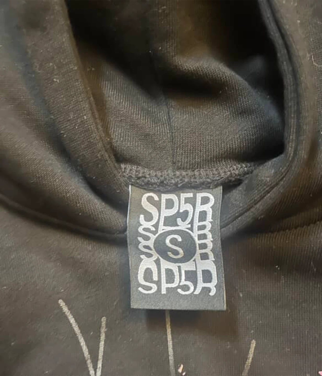 SP5DER Black Hoodie - Size S - photo 3
