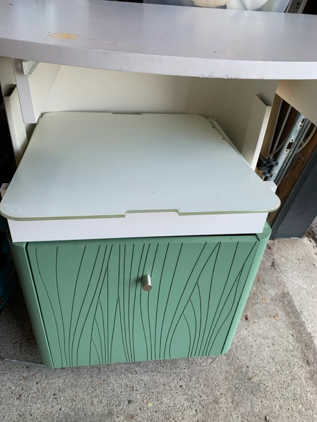 Kitchen cabinet with metal drawer sale $30 image indicator(2)