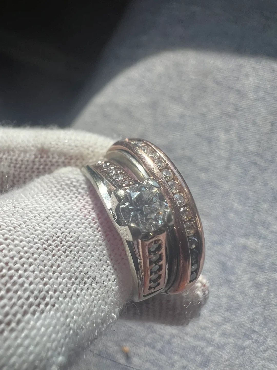14 k Diamond Ring Set thumbnail