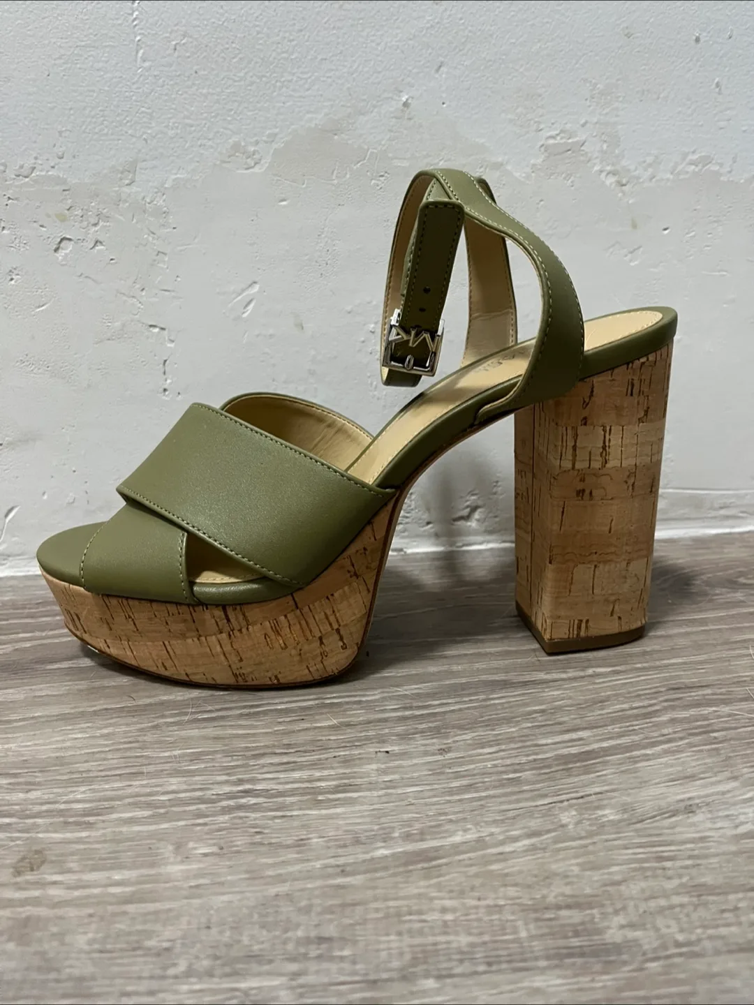 MICHAEL Michael Kors Olive Green Heels thumbnail