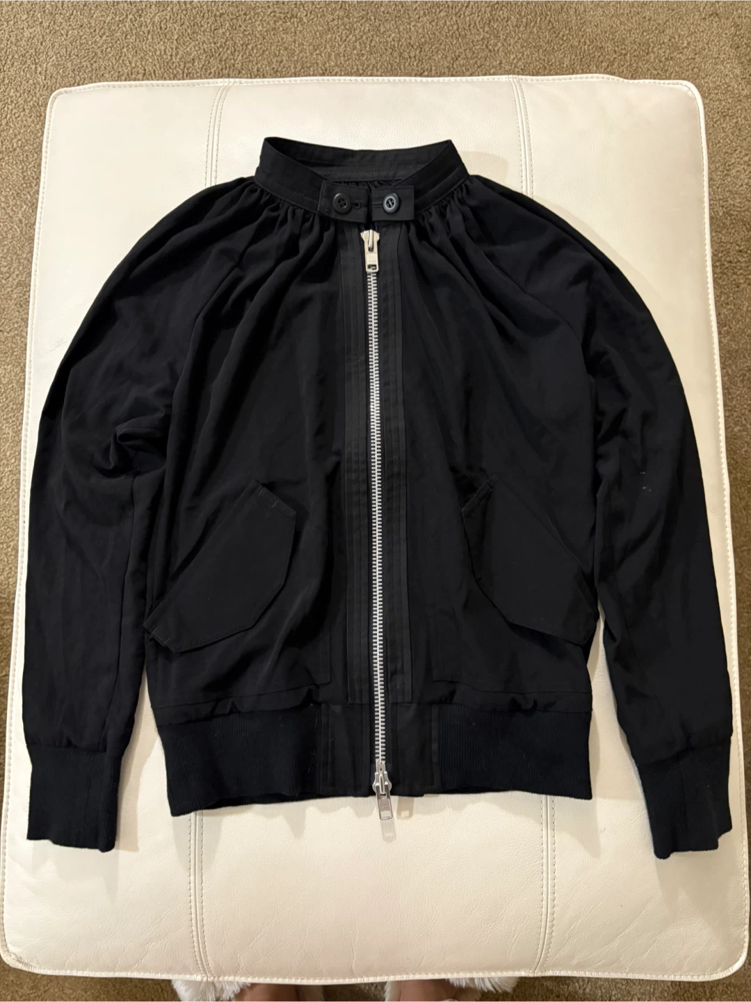 Yohji Yamamoto Regulation Black Bomber Jacket