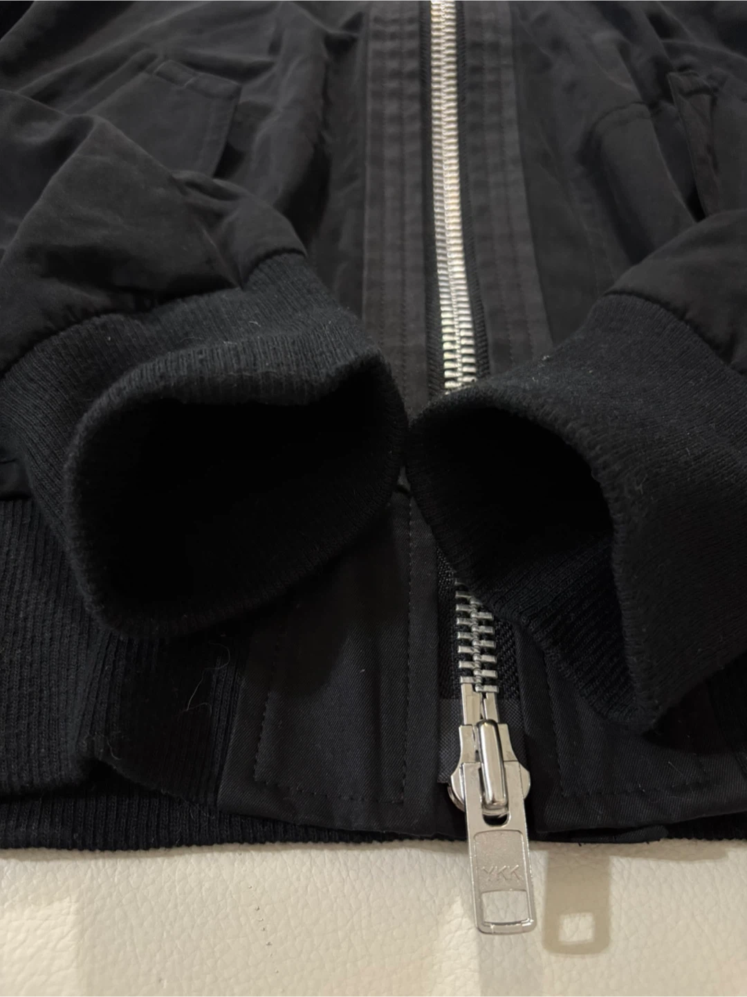 Yohji Yamamoto Regulation Black Bomber Jacket - photo 2