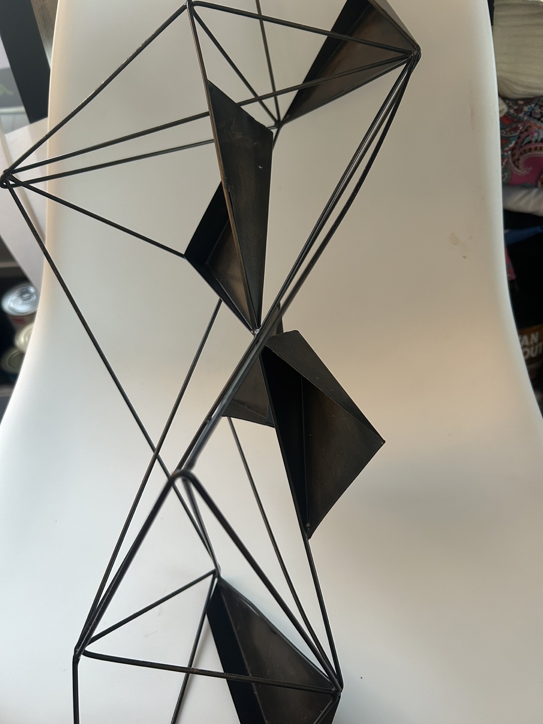 Design Modern GEO Tealight Iron Wall Candle Holder