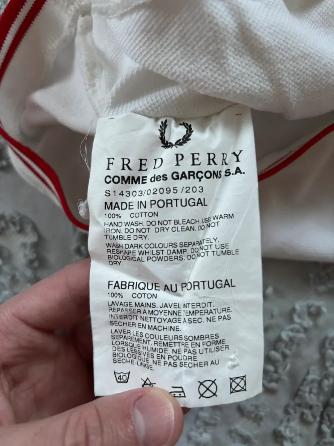 Comme des Garçons Shirt x Fred Perry Polo Shirt image indicator(4)