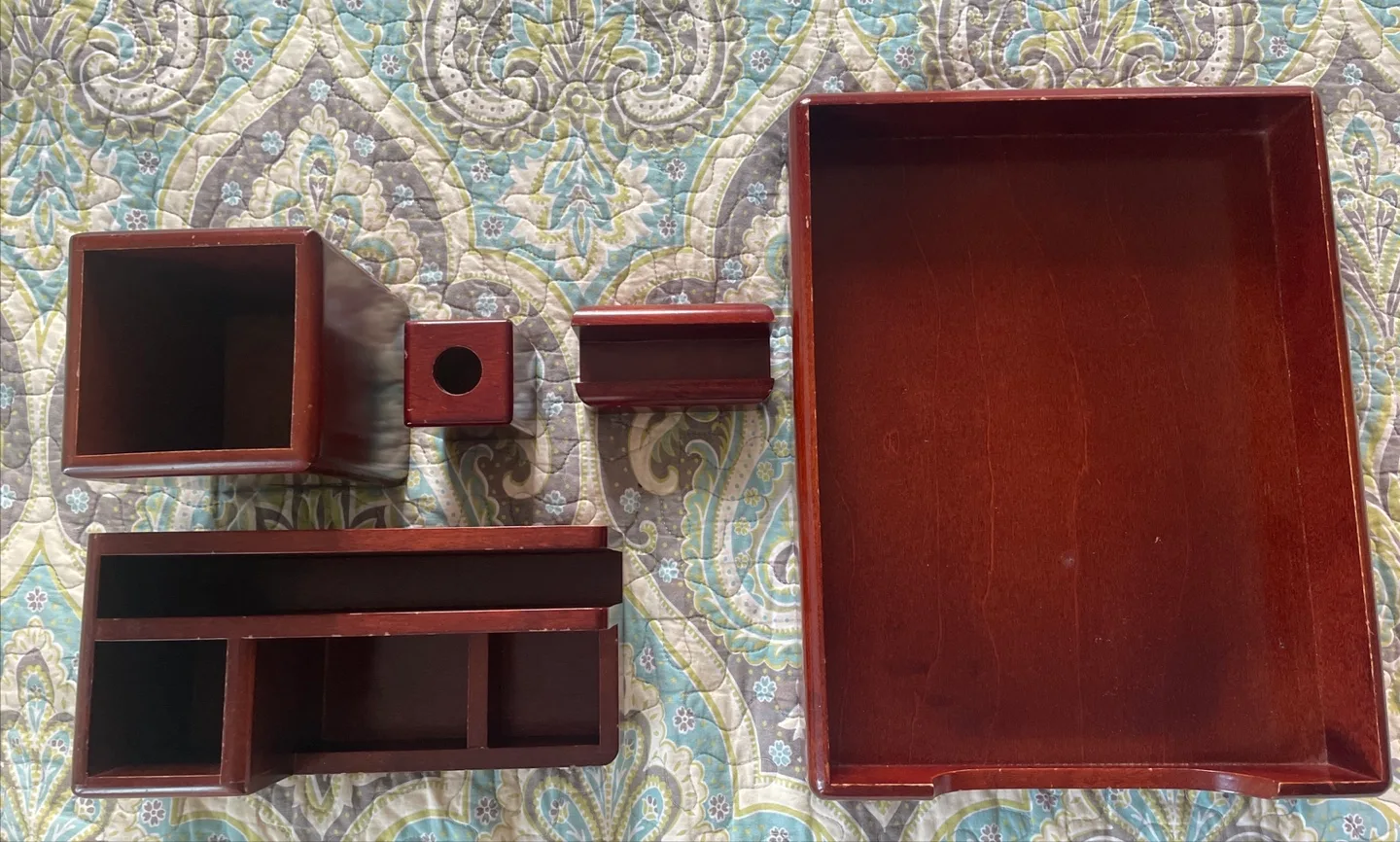 🥕Wood Desk Organizer Set thumbnail