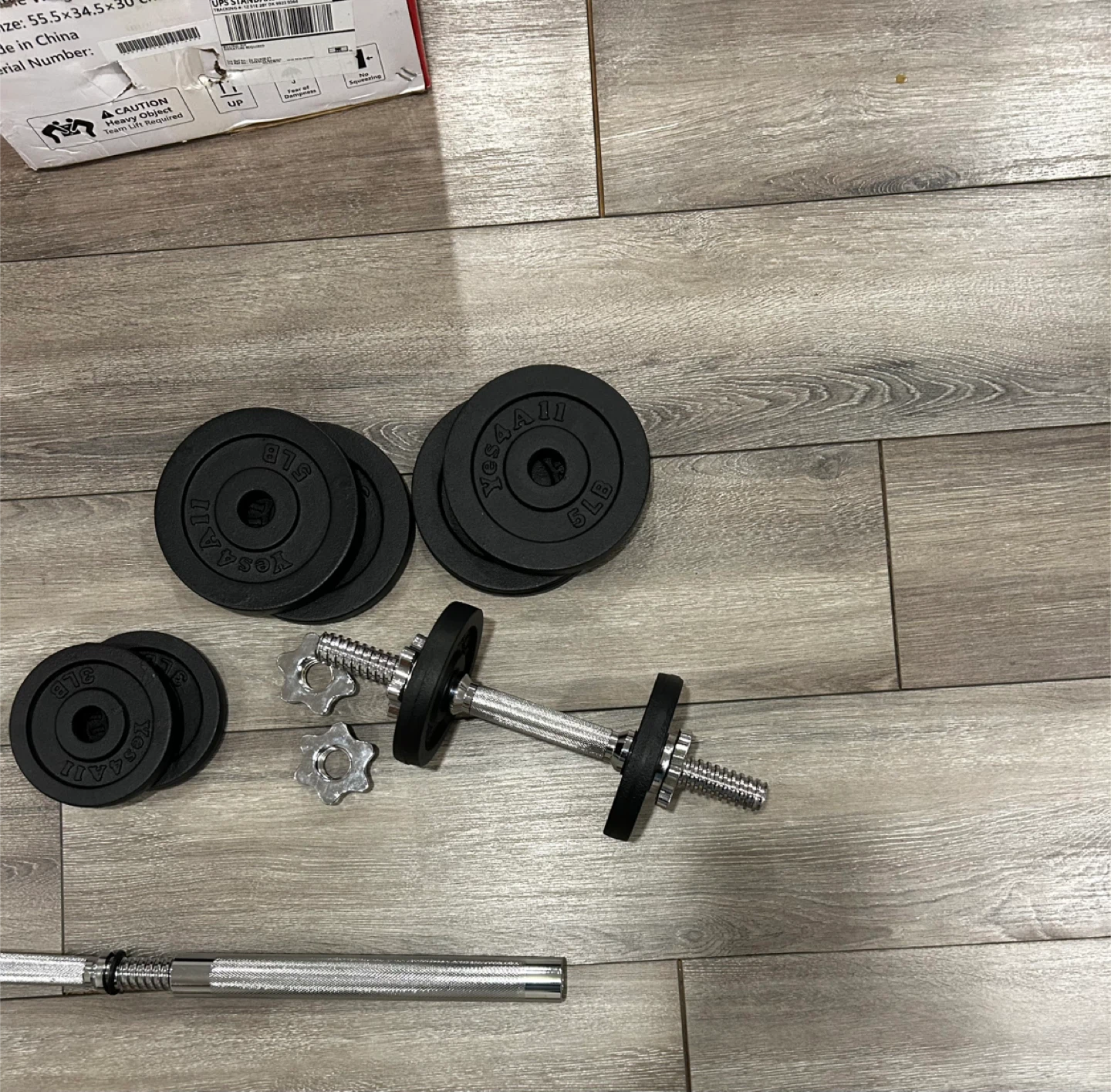 Yes4All Adjustable Dumbbell Set - photo 3