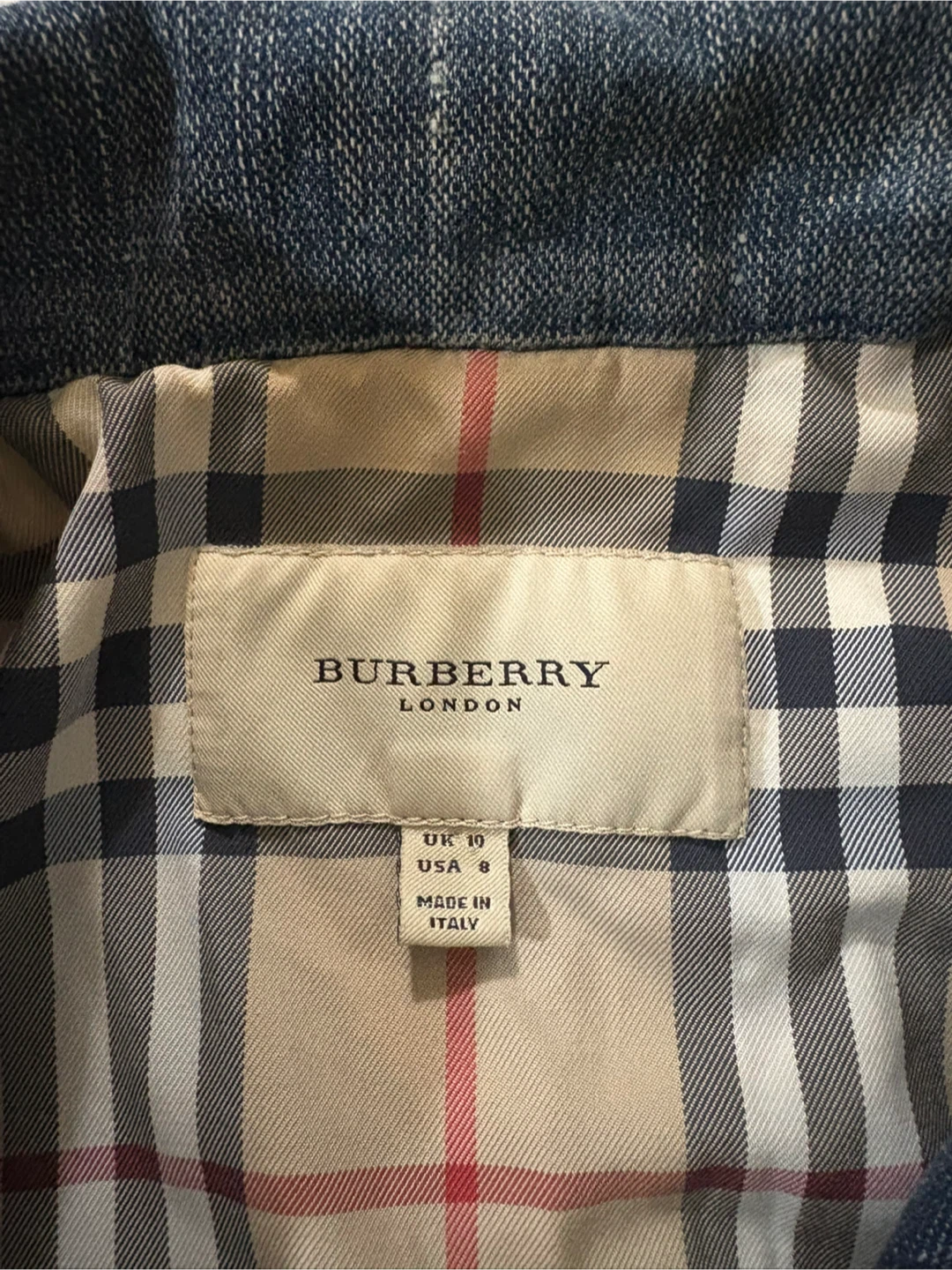 Burberry London Denim Jacket - Size 8 - photo 4