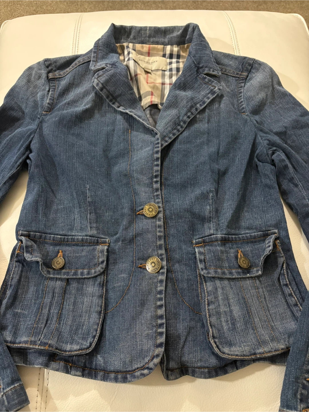 Burberry London Denim Jacket - Size 8 - photo 3
