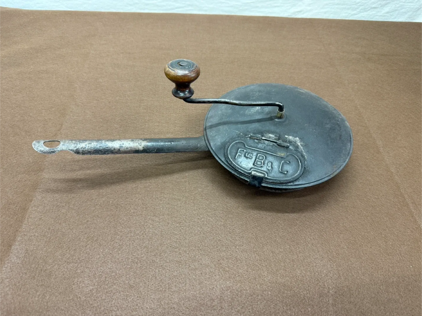 Vintage F.B.&C. Iron Hand Crank Roaster Roasting Coffee Bean
