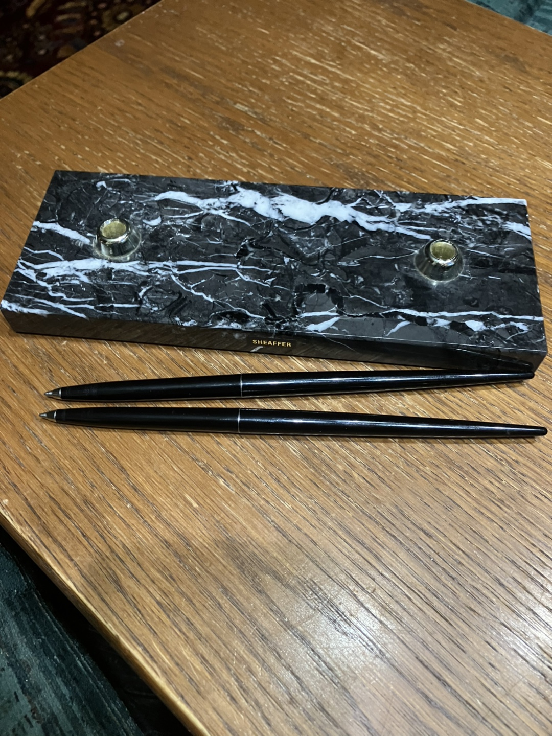 Shaeffer ball point desk set - photo 2