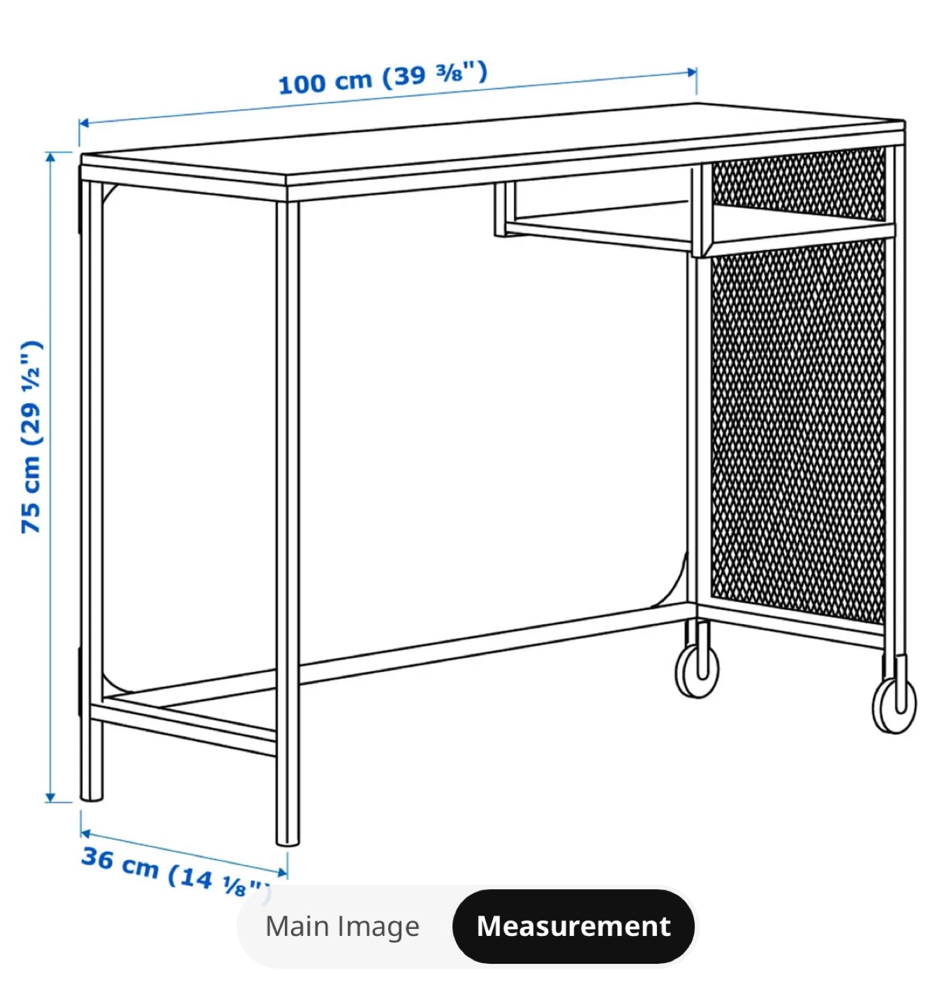 IKEA desk/laptop table - photo 3