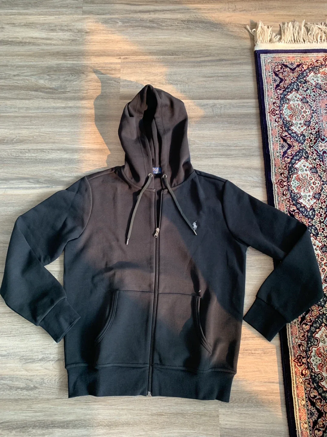 Polo Ralph Lauren Black Full Zip Hoodie thumbnail