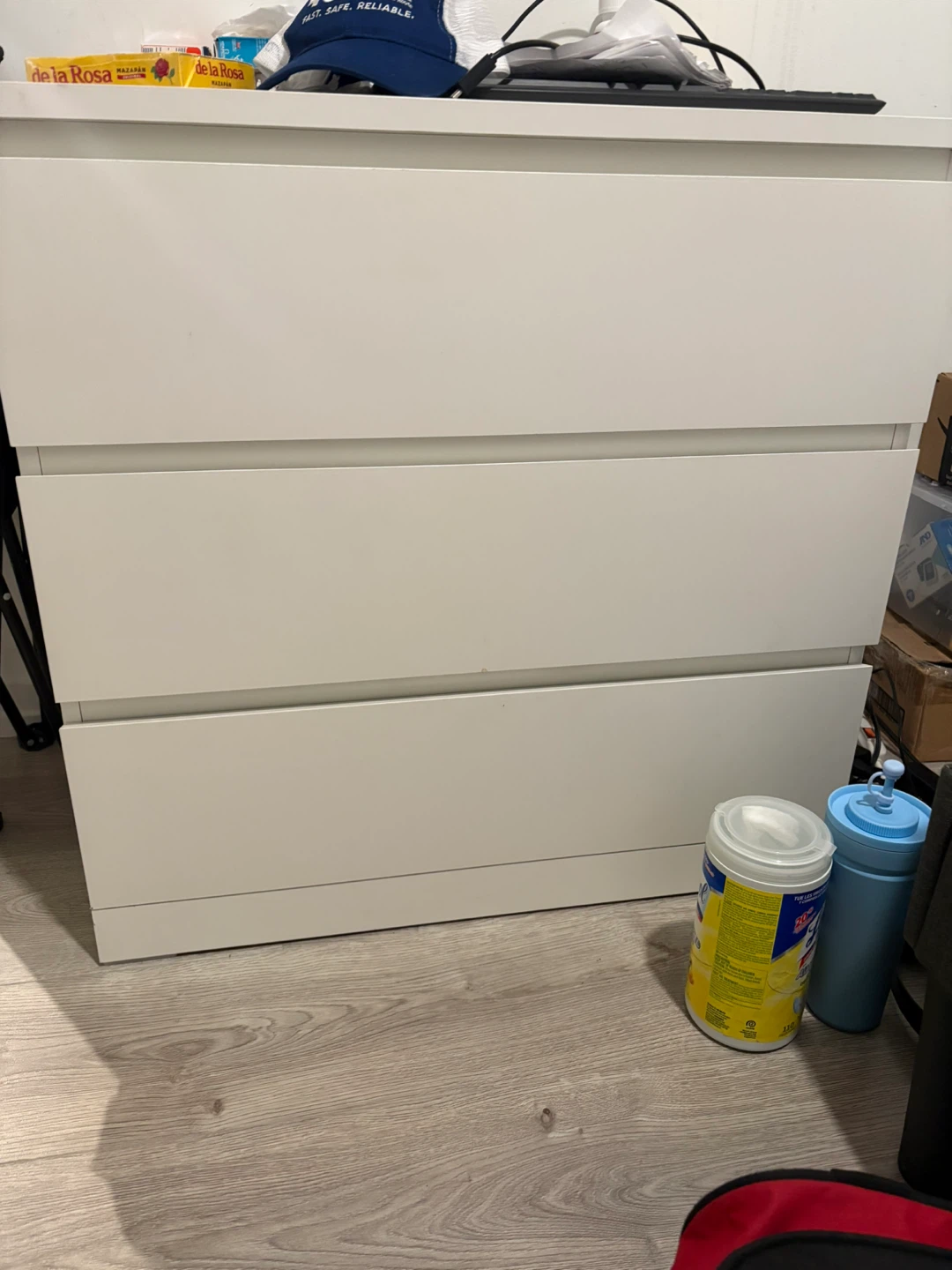 IKEA White 3-Drawer Dresser