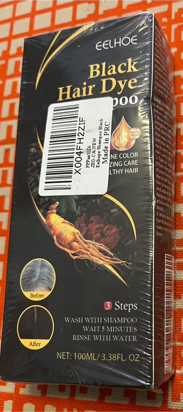 EELHOE Black Hair Dye Shampoo - New thumbnail