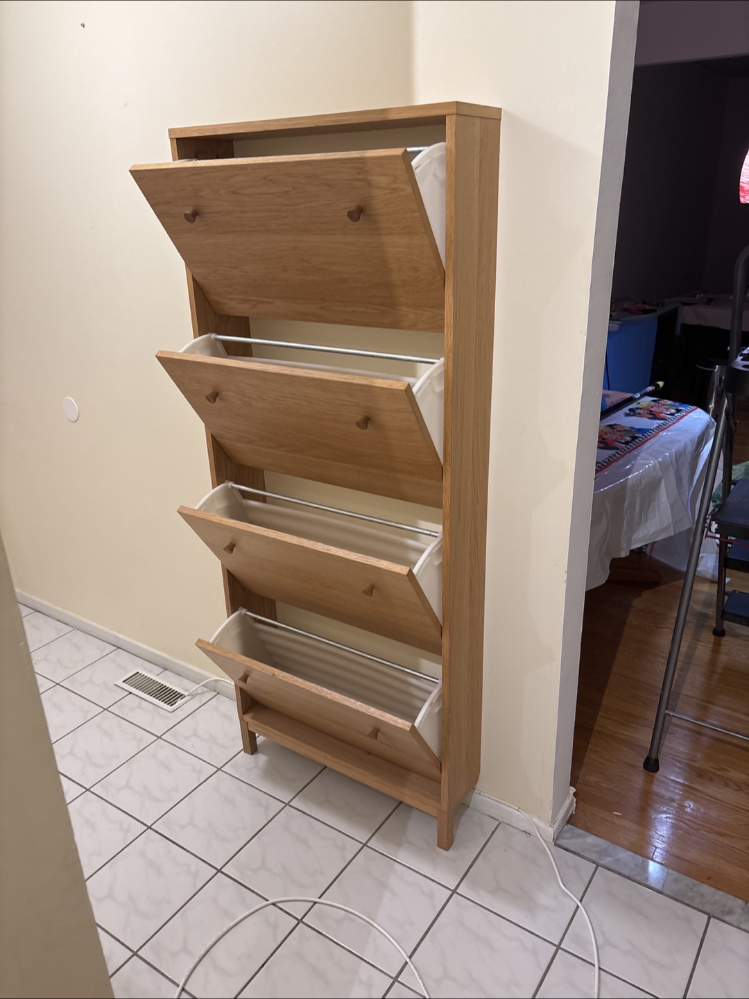 Wooden Shoe Cabinet - photo 2