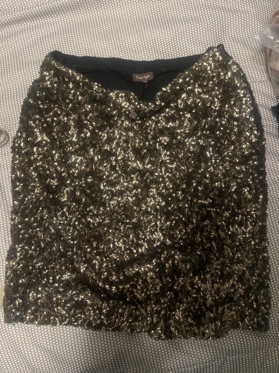 Phase Eight Gold Sequin Skirt - photo 2