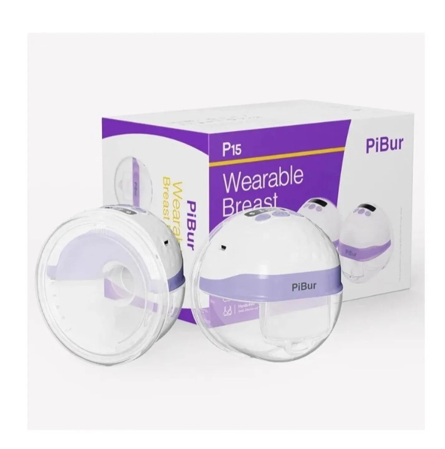 PiBur P15 Wearable Breast Pump - Double thumbnail