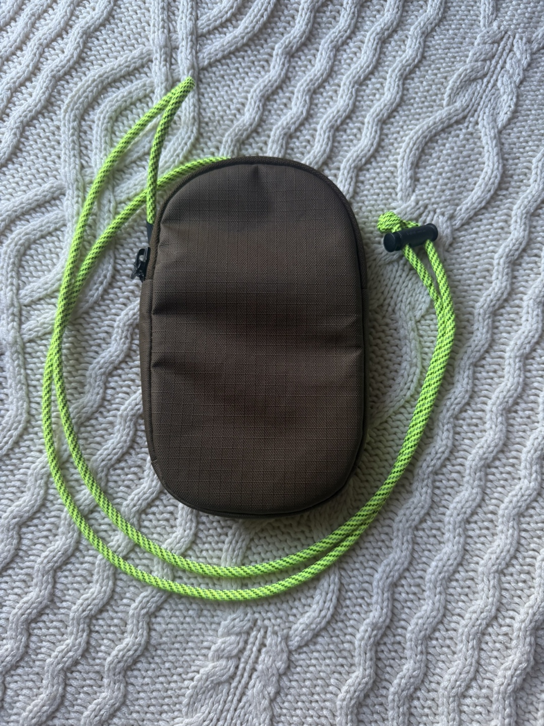 New Lululemon Ripstop Paracord Crossbody Bag - Brown & Green - photo 4