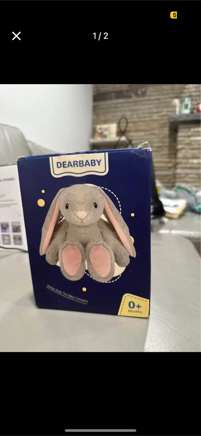 DEARBABY Plush Toy Bunny - New in Box! thumbnail