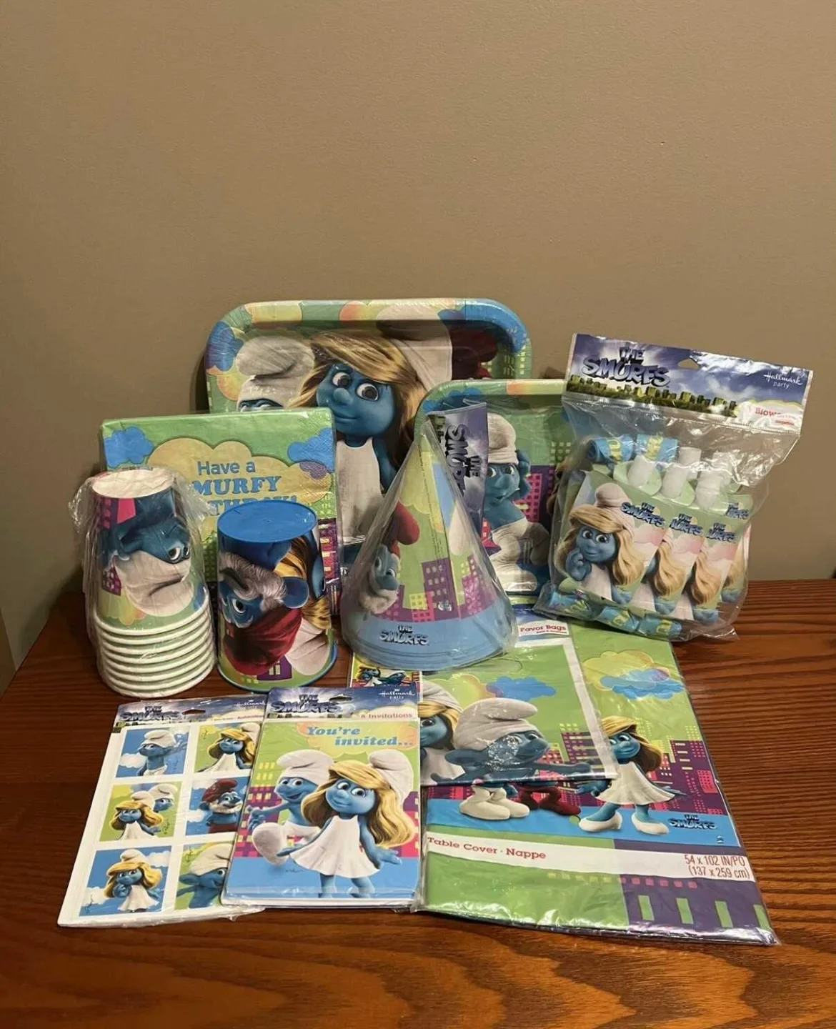 SMURF BIRTHDAY PARTY THEME BUNDLE thumbnail