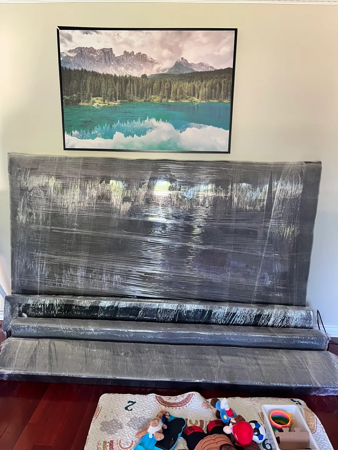 KING Asha Upholstered Headboard& Bed Frame image indicator(3)