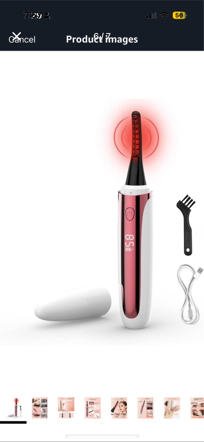 Heated Eyelash Curler - Type-C Charging - photo 2