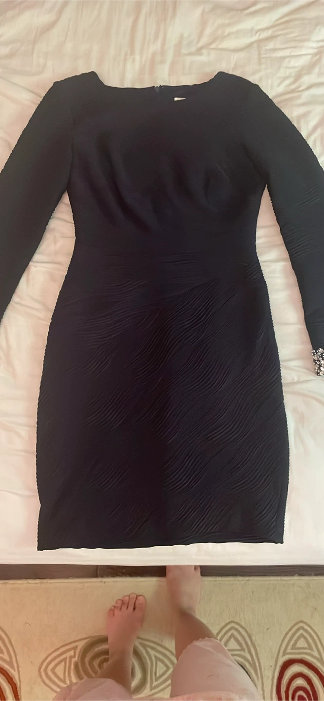 Dark navy dress