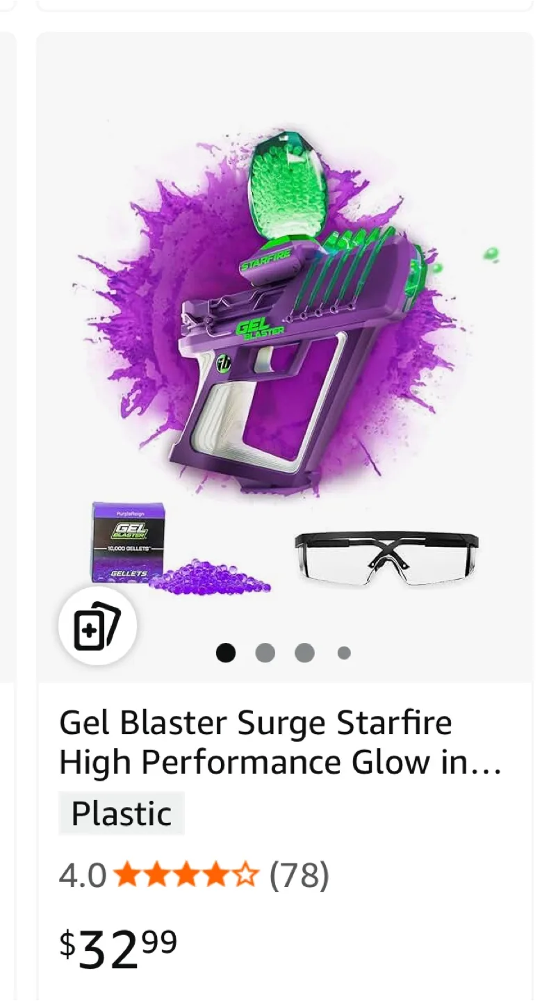 Gel Blaster Surge Starfire - Glow in the Dark thumbnail