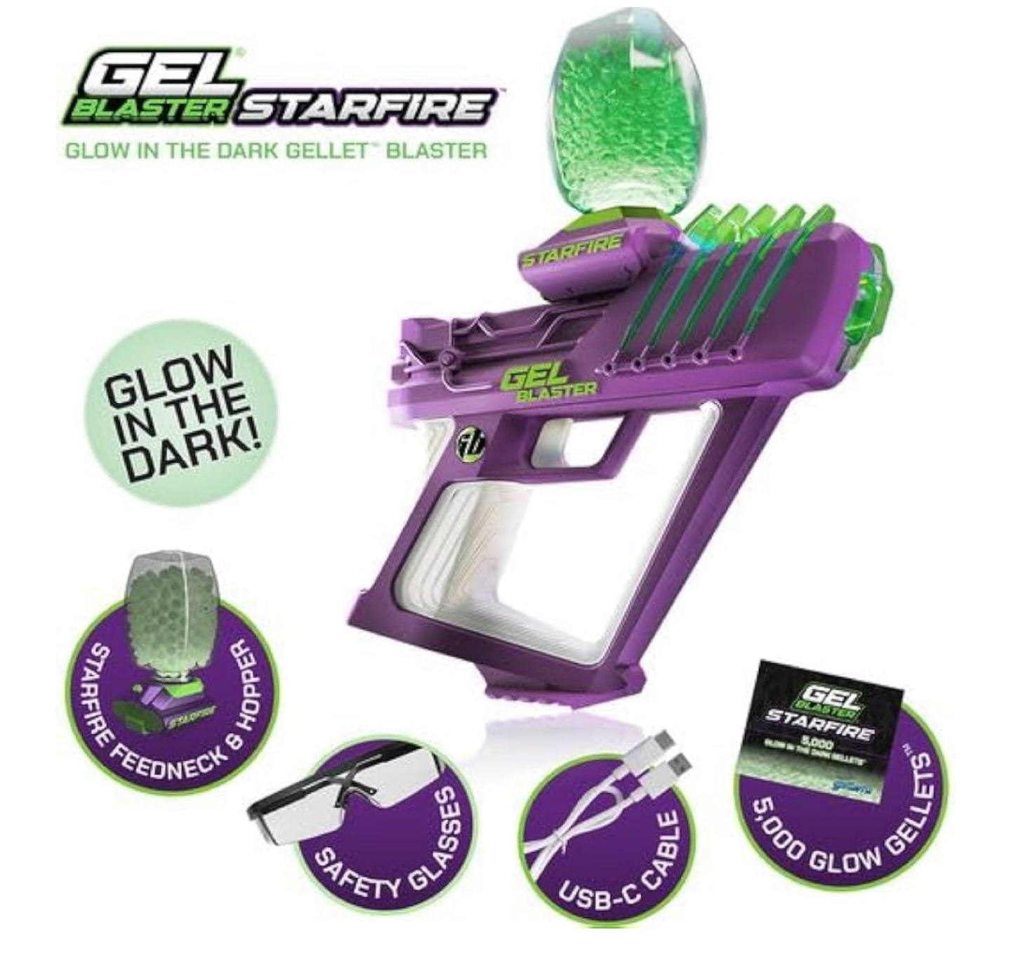 Gel Blaster Surge Starfire - Glow in the Dark - photo 4