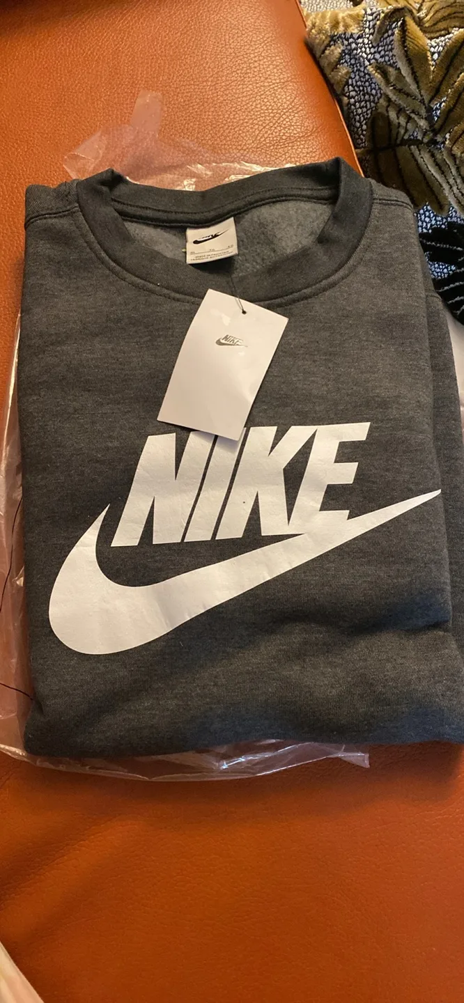 Nike Men's Gray Crewneck Sweatshirt - XL thumbnail