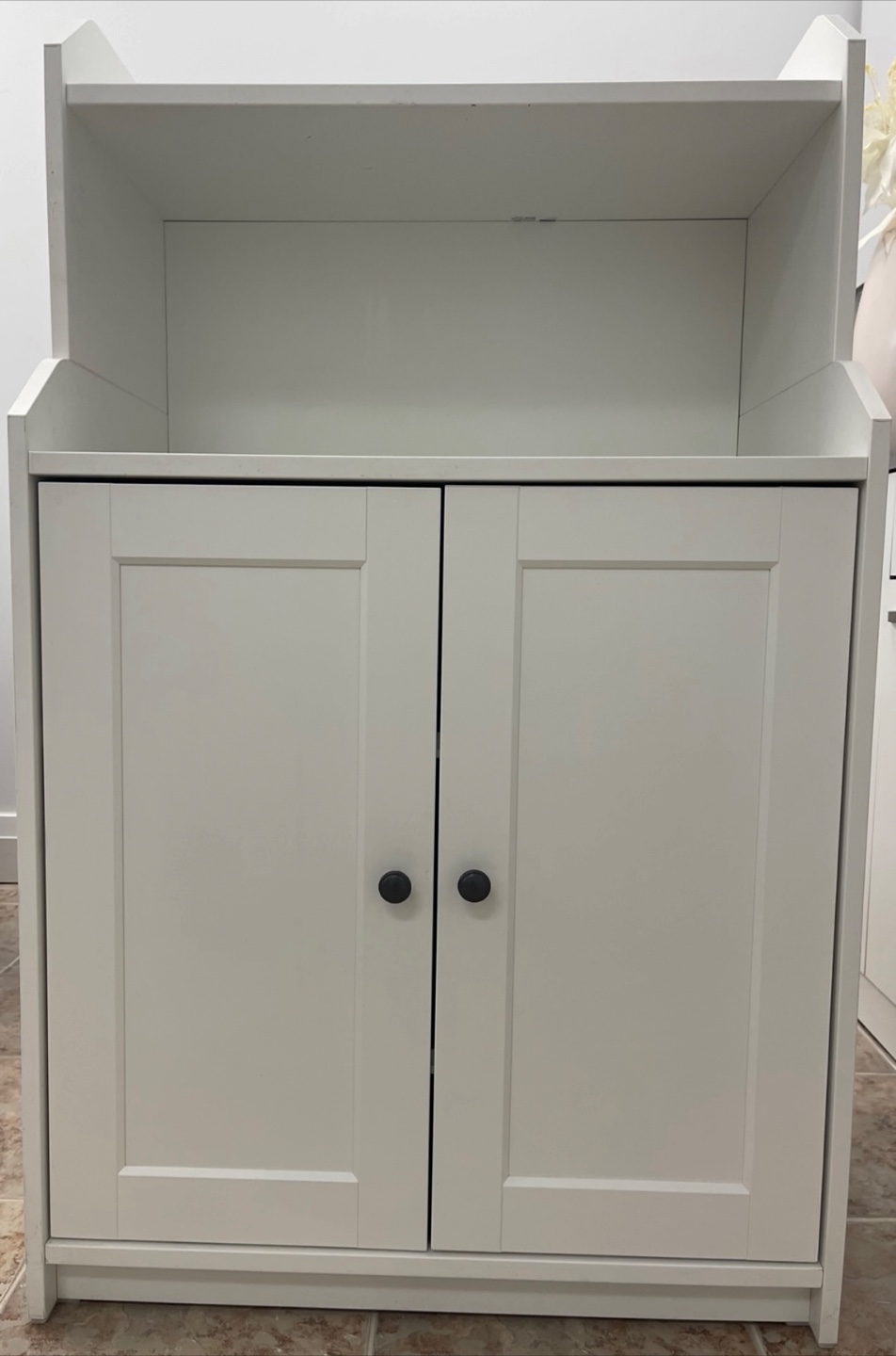 White Cabinet with Shelves