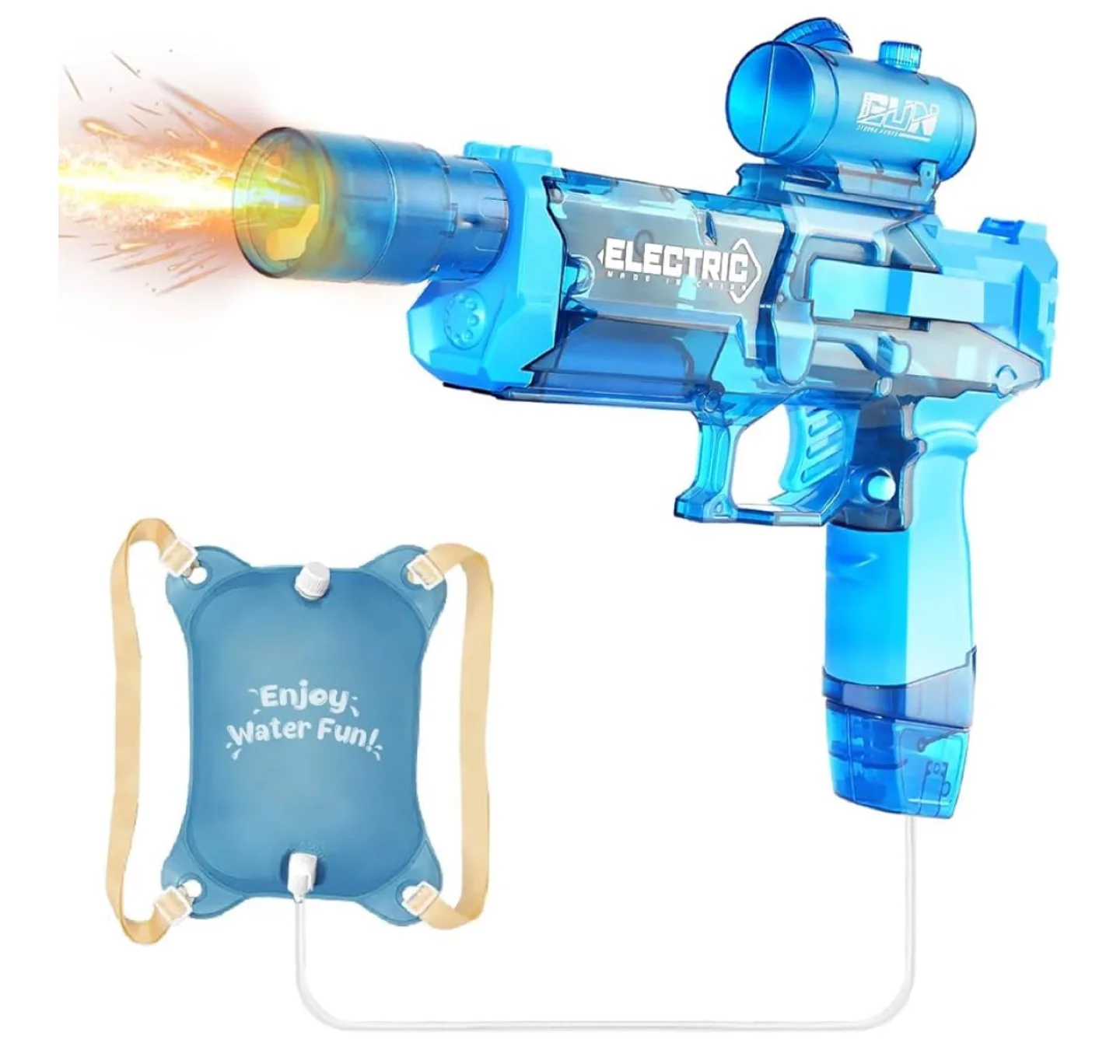 Electric Water Gun with Backpack - Summer Fun! thumbnail