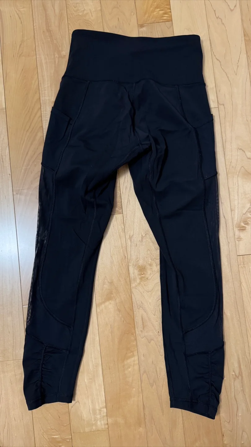 Lululemon Grey & Black Athletic Leggings image indicator(4)