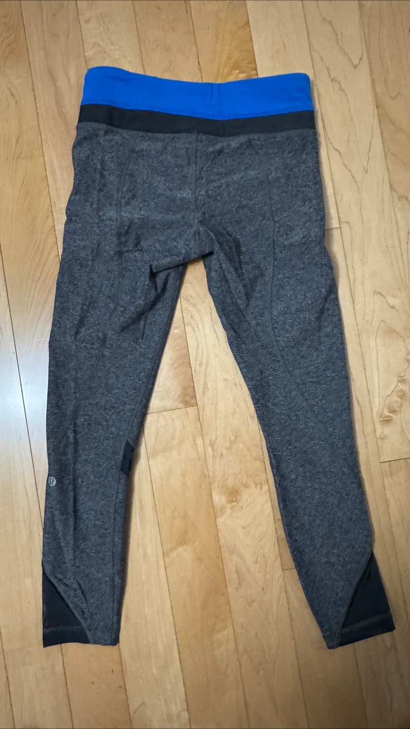 Lululemon Grey & Black Athletic Leggings image indicator(2)