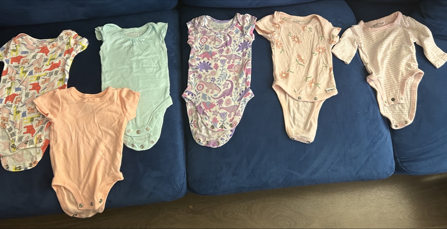 Mixed Baby Onesies - Newborn Size