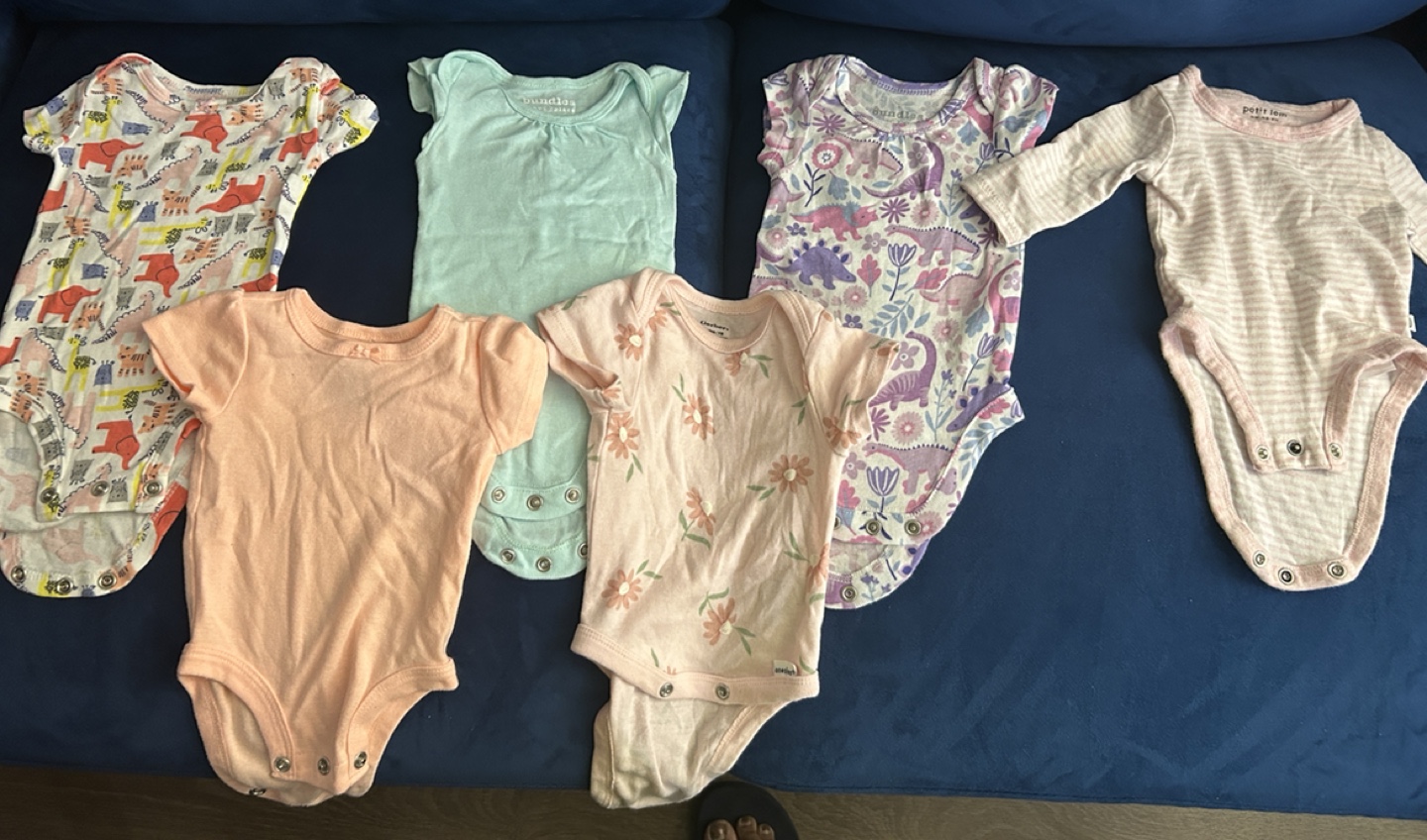 Mixed Baby Onesies - Newborn Size - photo 2