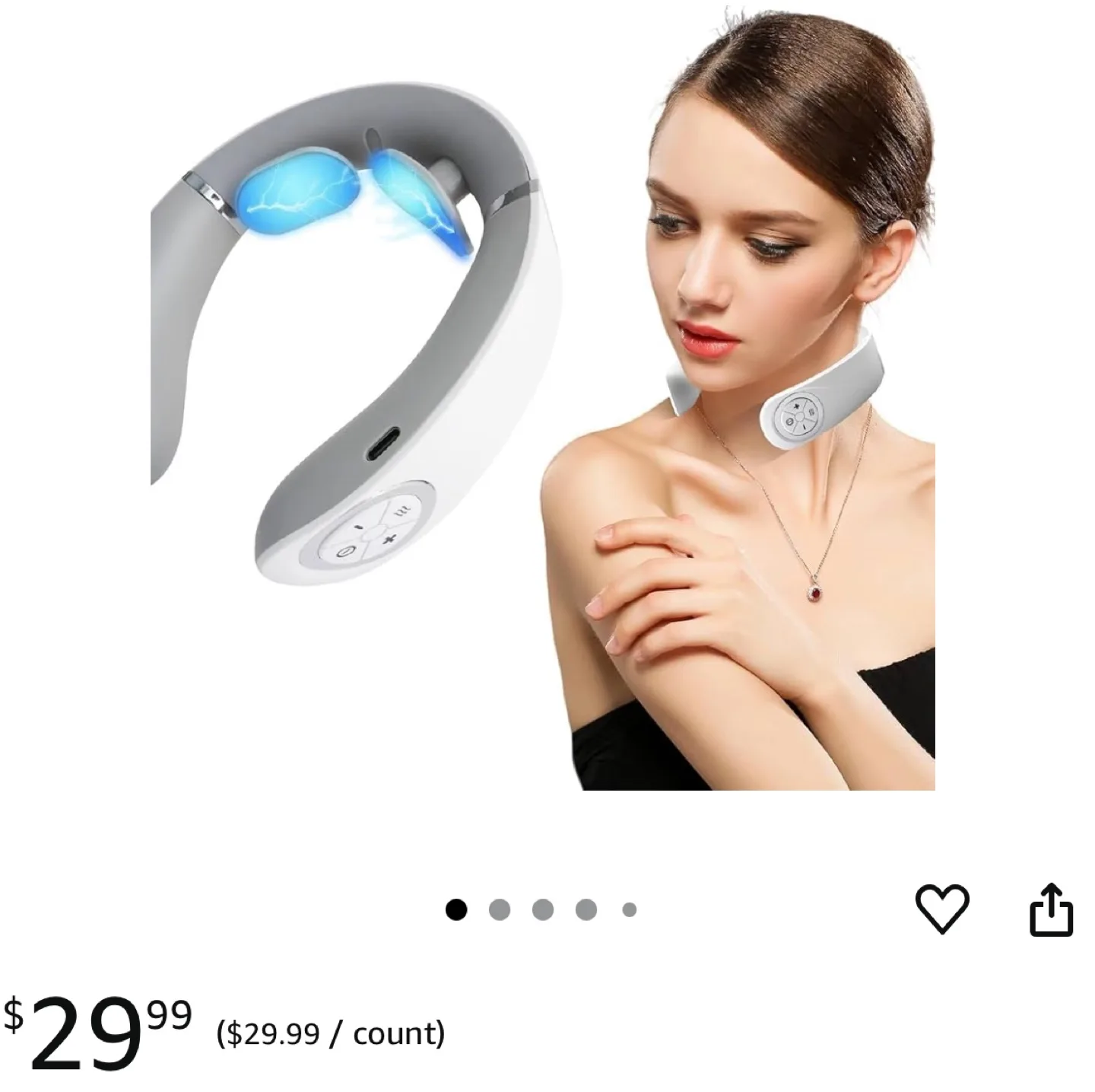 Neck Massager with 5 Modes thumbnail