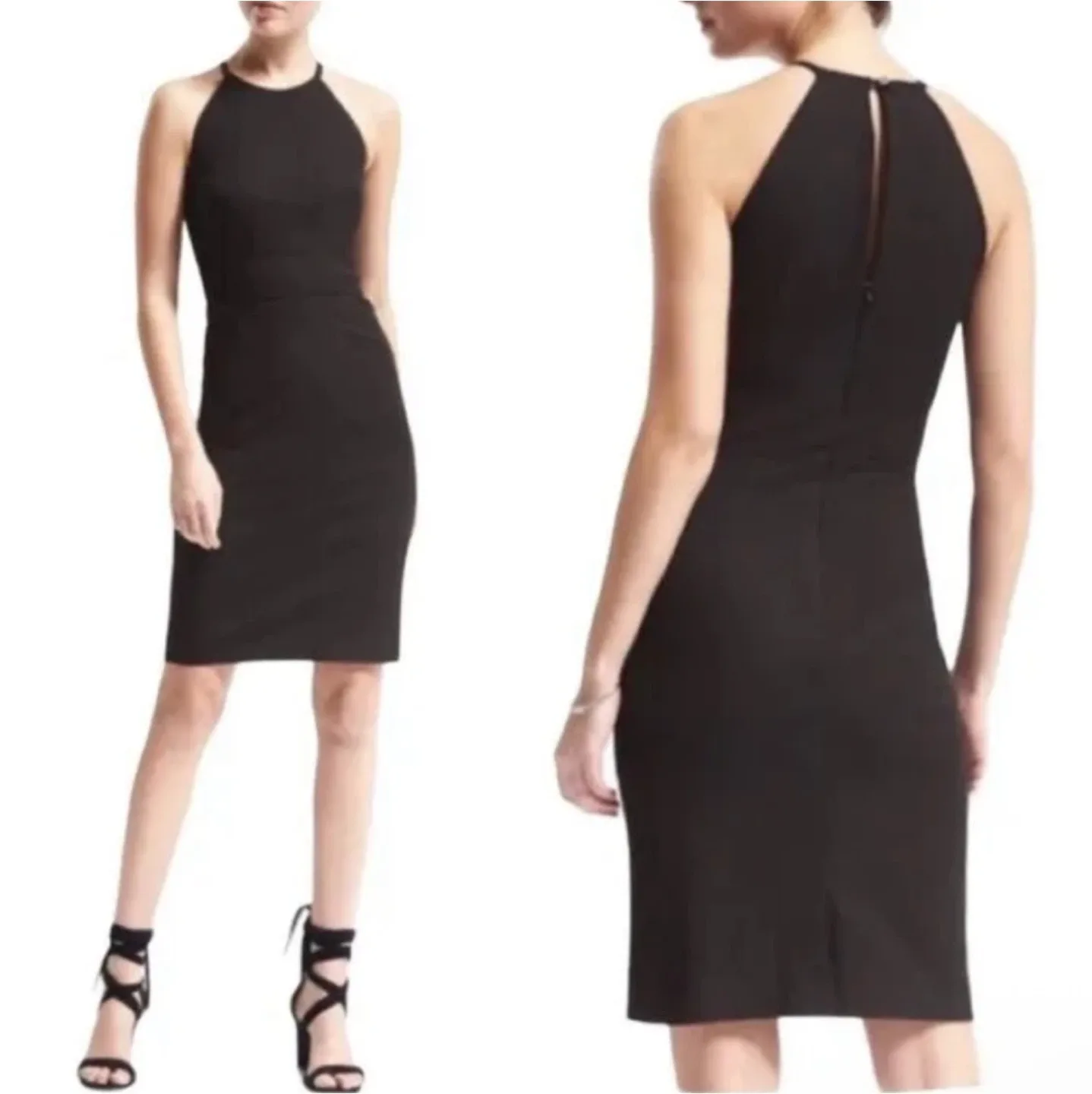 NEW WITH TAG Banana Republic black halter dress size 0 thumbnail