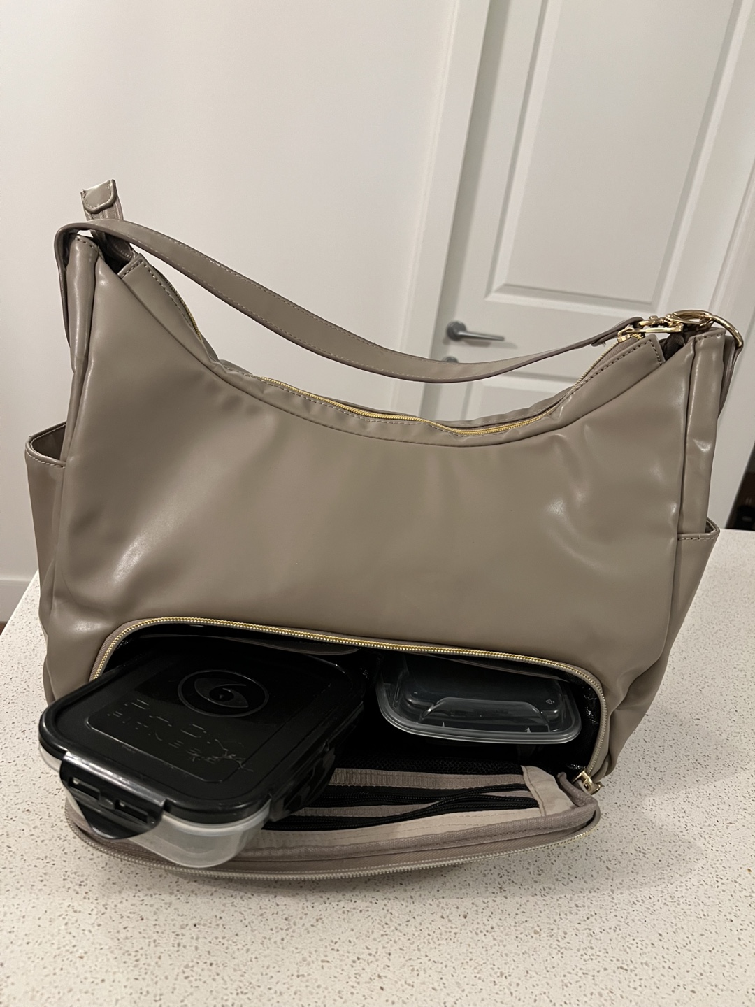 COOLER PURSE with food storage : 6 Pack Fitness Bag - photo 2