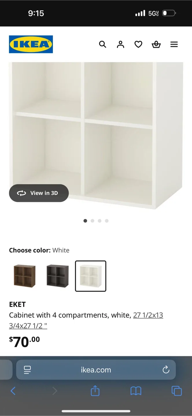 Moving sale! New in box! IKEA EKET Cabinet #freecycle image indicator(3)