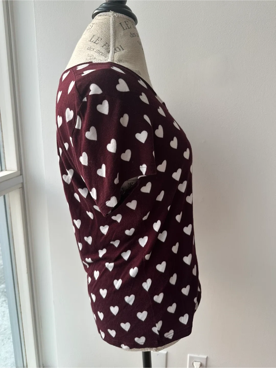 Burberry Prorsum Heart Print Top - Size Small image indicator(3)