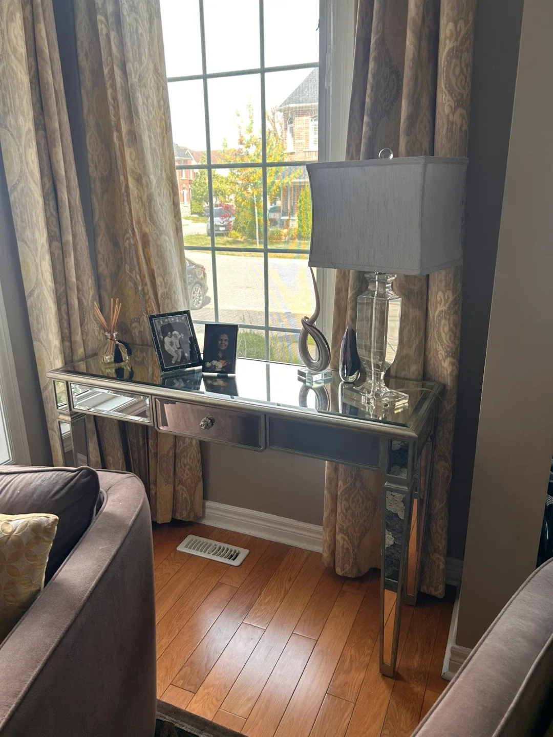Mirrored Console Table with Drawers image indicator(4)