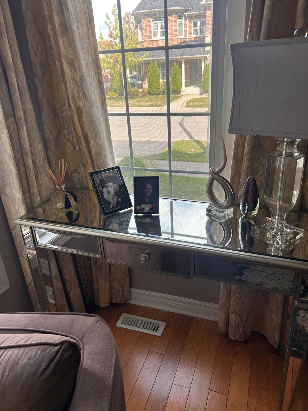 Mirrored Console Table with Drawers image indicator(3)