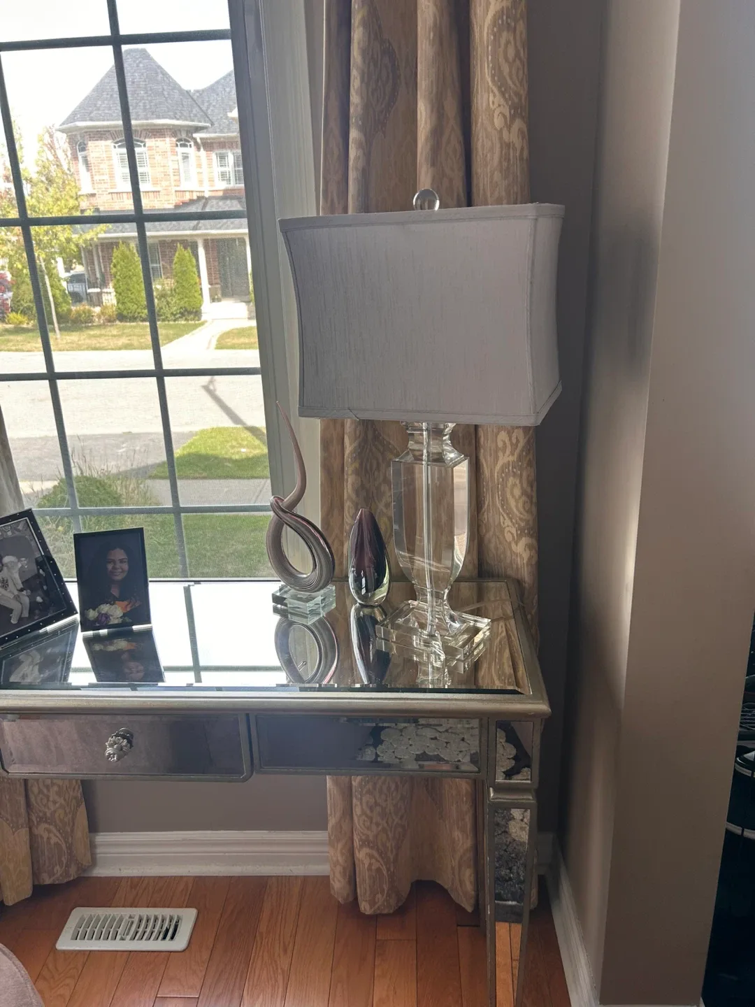 Mirrored Console Table with Drawers image indicator(2)