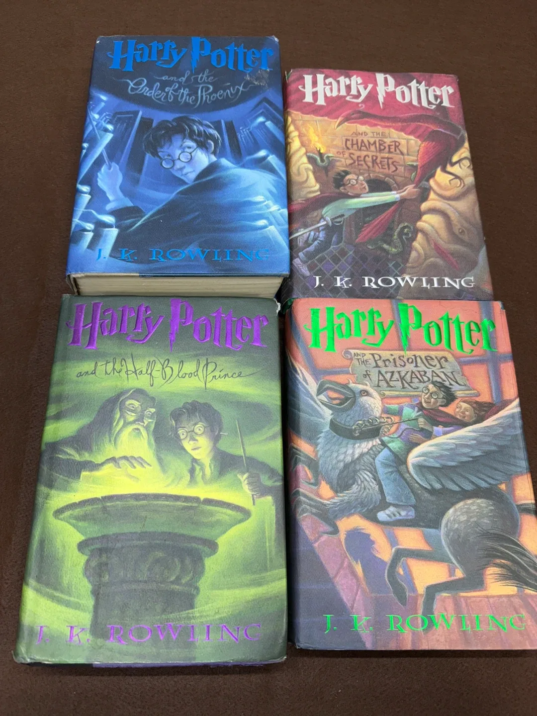 Harry Potter Books 2,3,5, 6