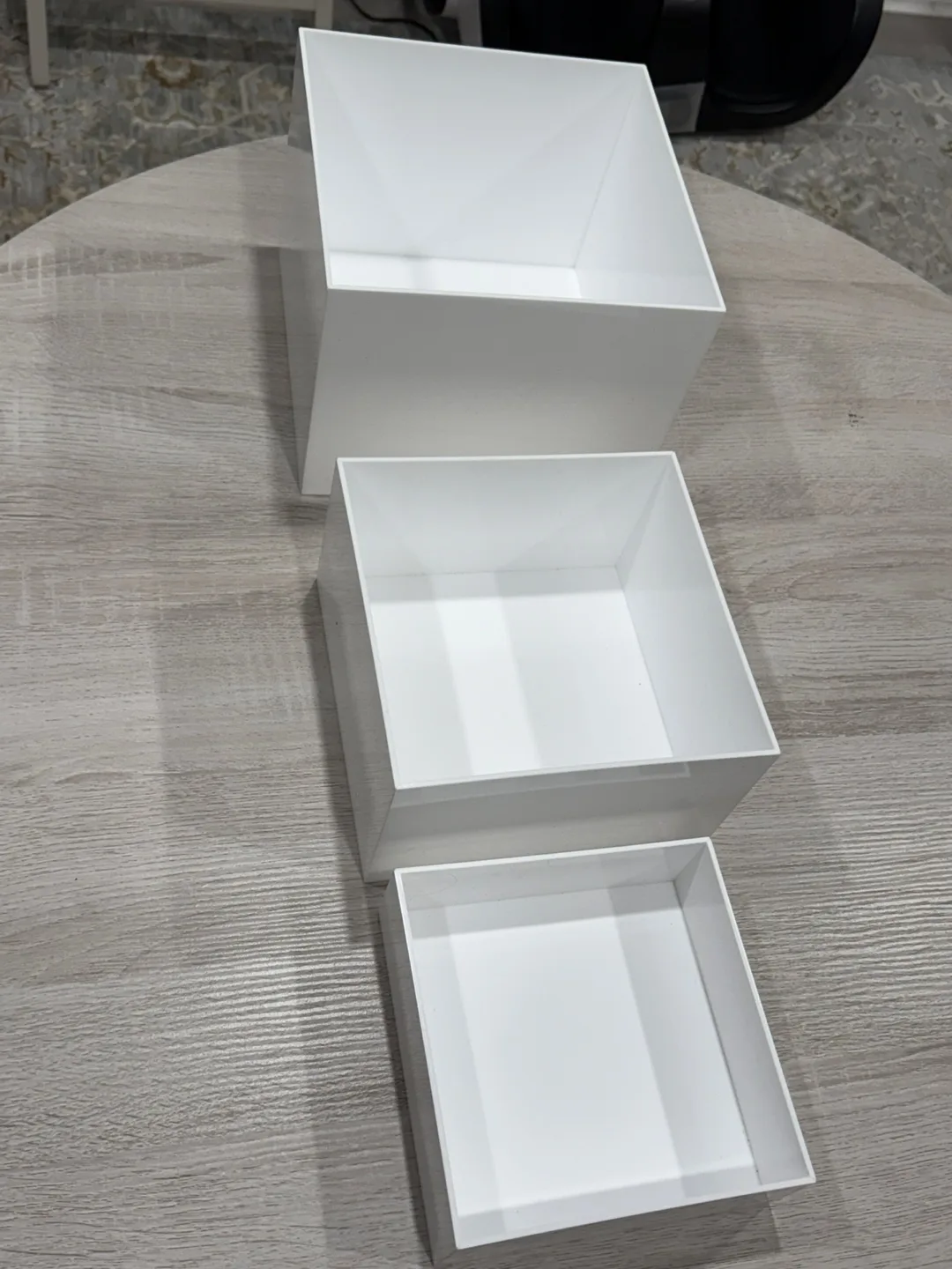 3pcs clear acrylic display risers for dessert, jewellery image indicator(5)