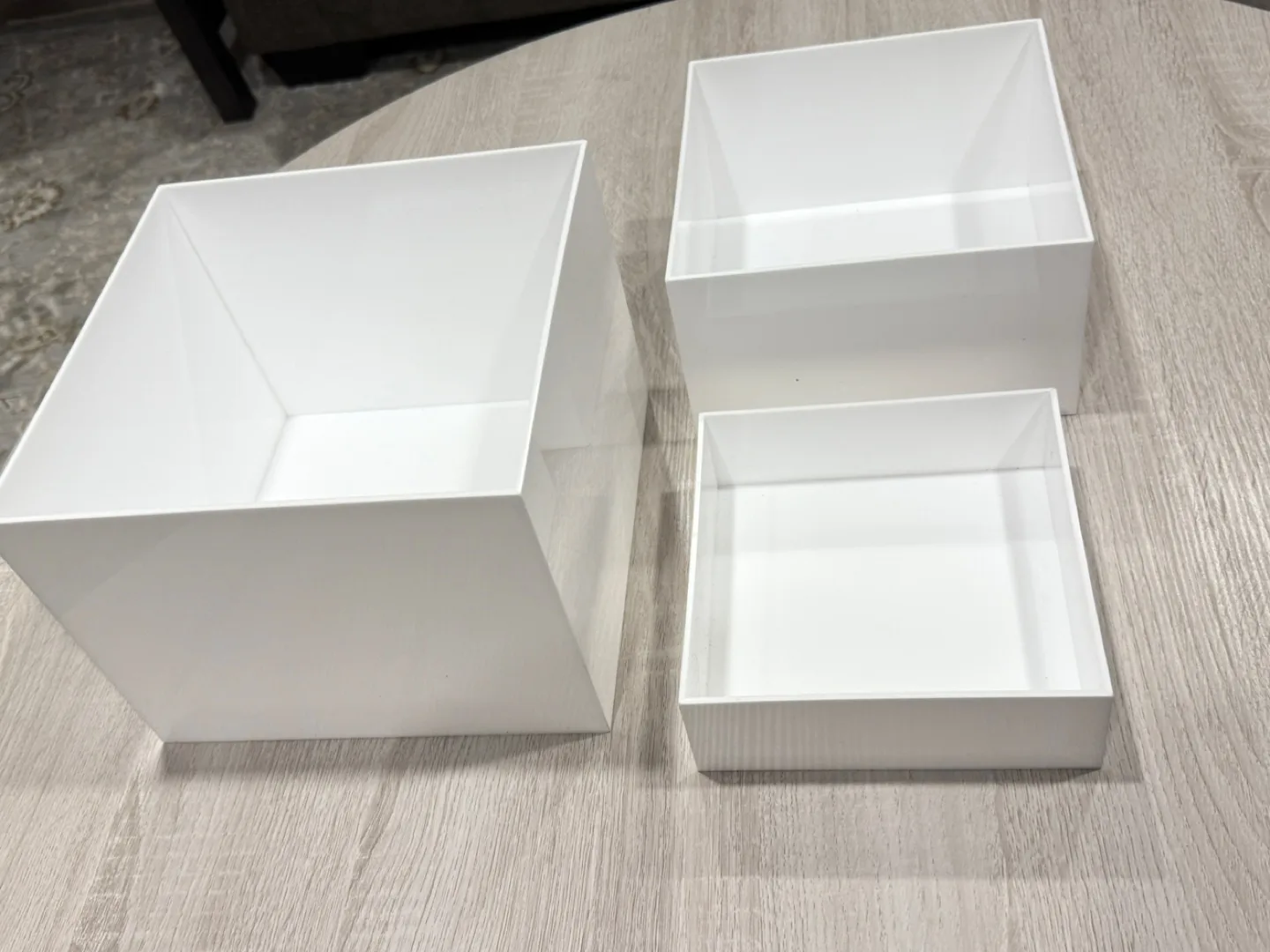 3pcs clear acrylic display risers for dessert, jewellery image indicator(6)