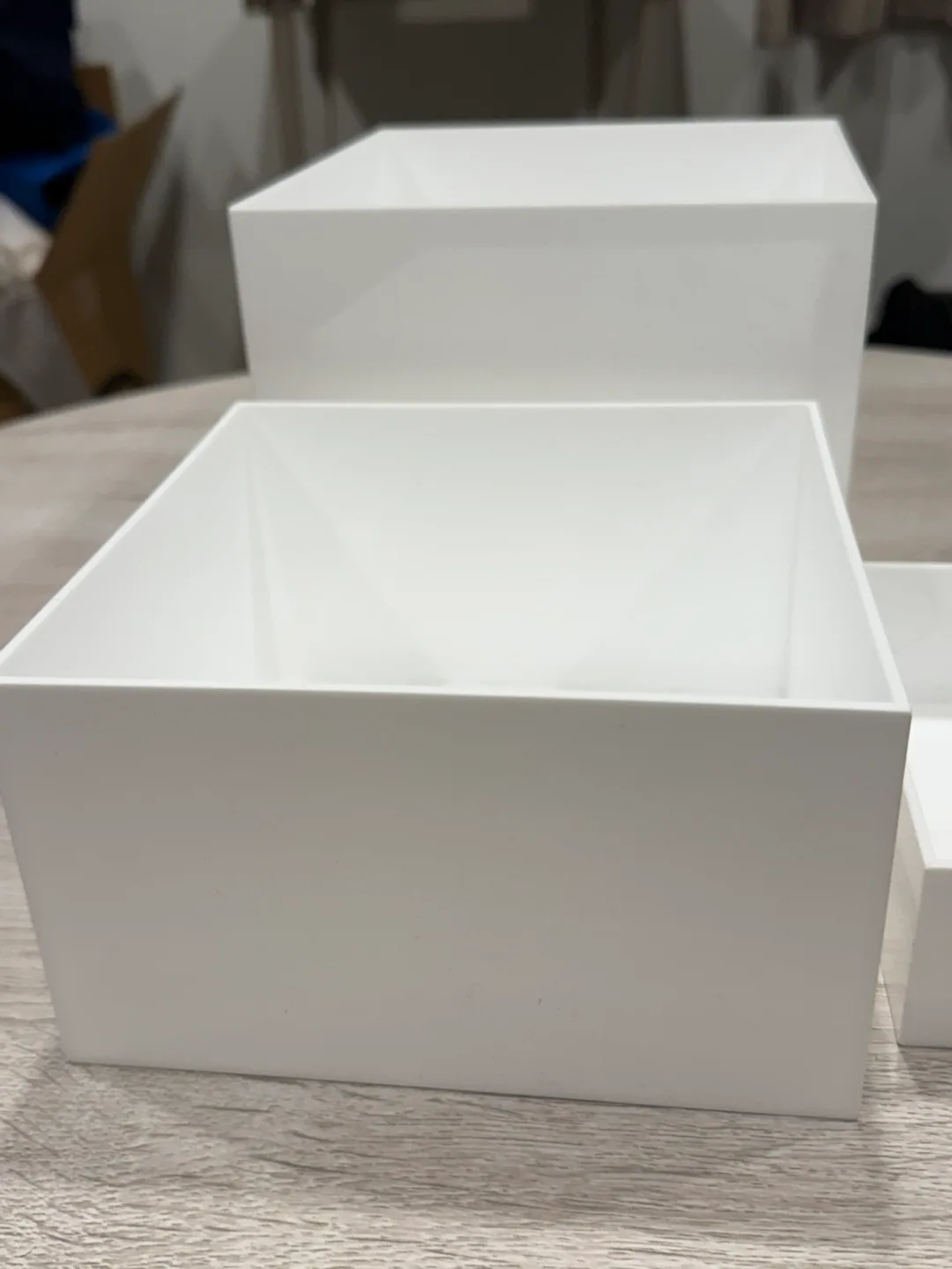 3pcs clear acrylic display risers for dessert, jewellery image indicator(7)