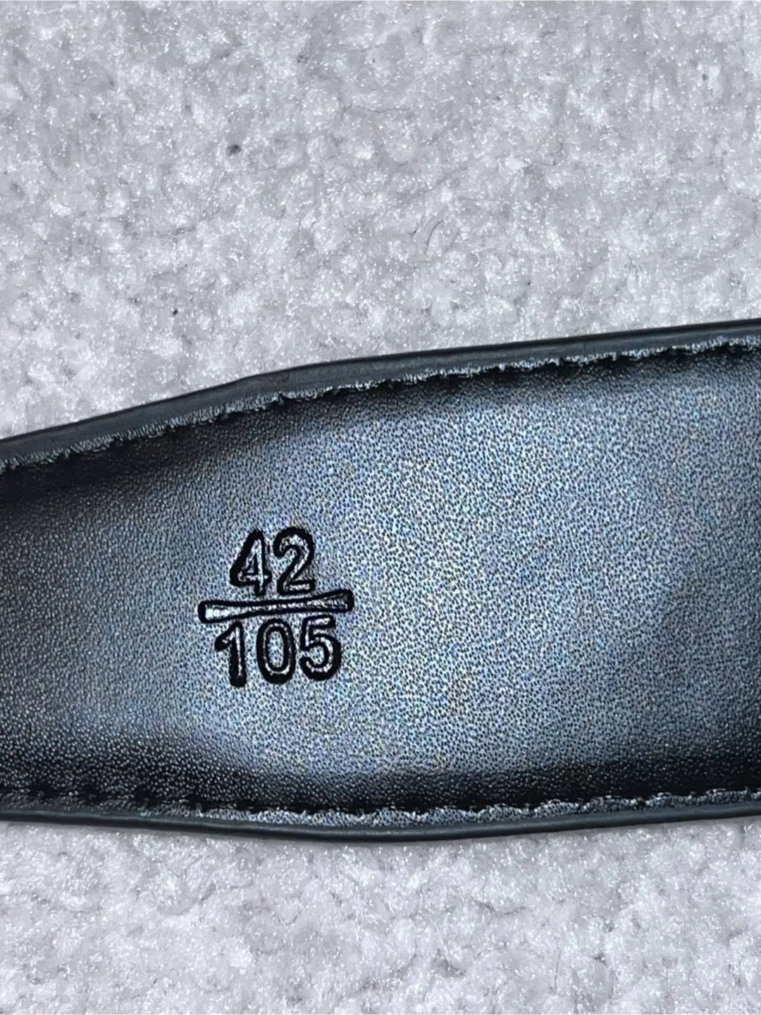 Amiri Black Leather Belt - Size 42 image indicator(4)